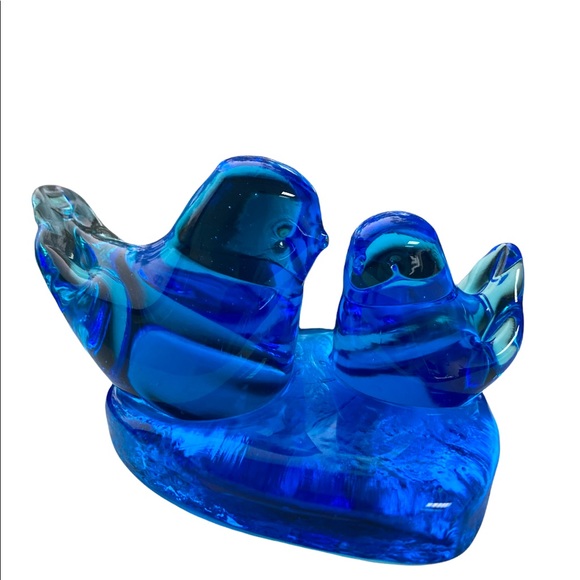 Parent / Child Blue Bird of Happiness - Leo Ward 1996 Terra Studios - Picture 9 of 11